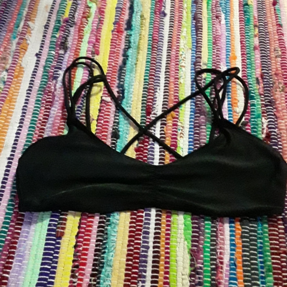 CUTE Black Bikini Top